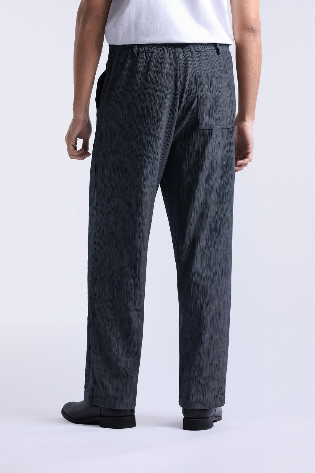 Coze Textured Pants Grey