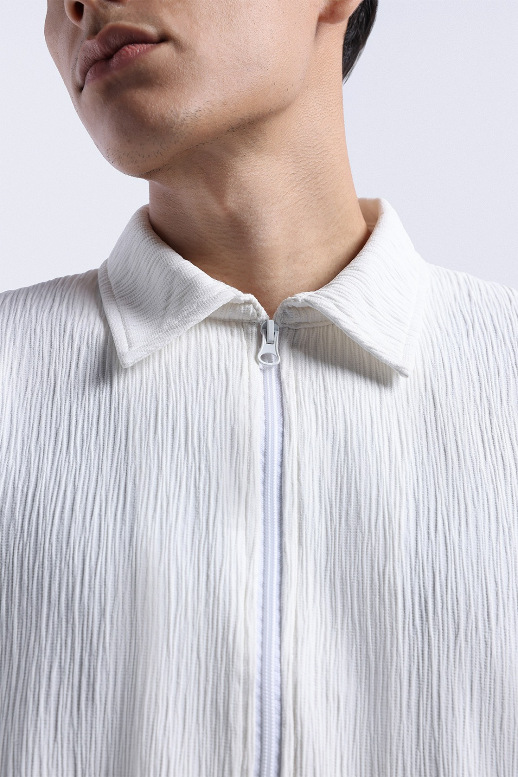 Coze Zip Shirt Off White
