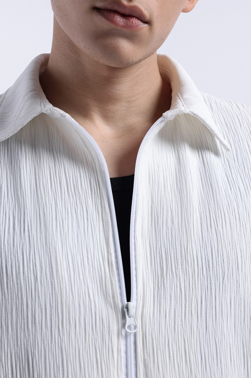 Coze Zip Shirt Off White