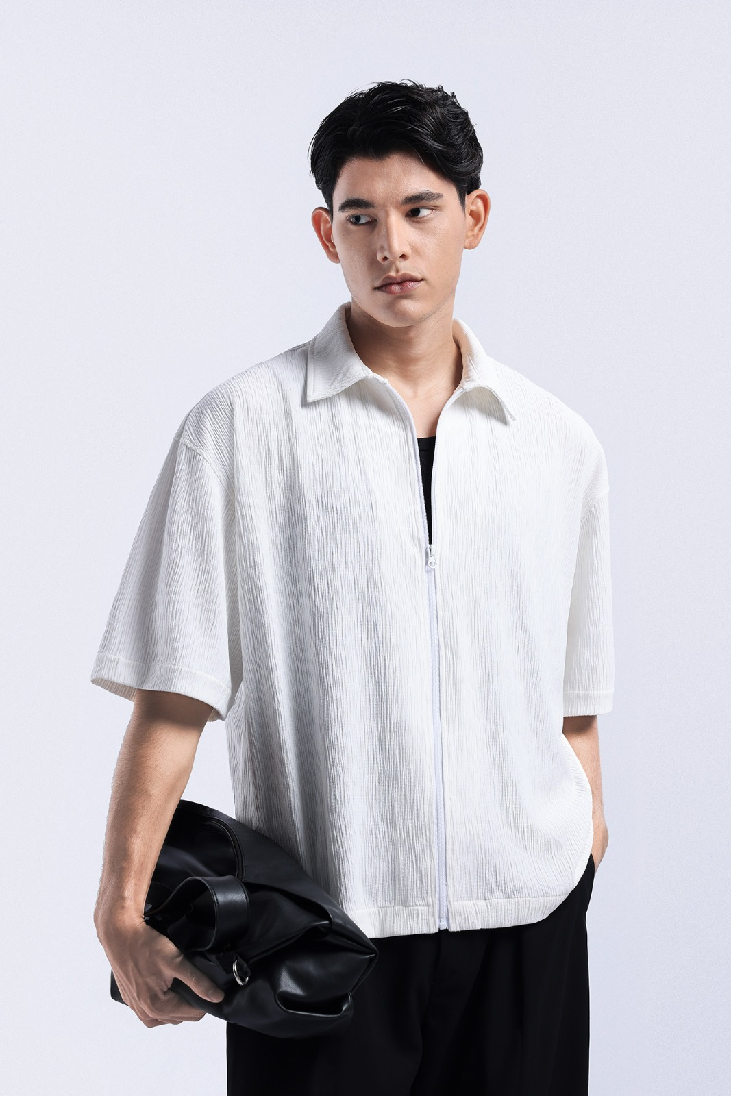 Coze Zip Shirt Off White