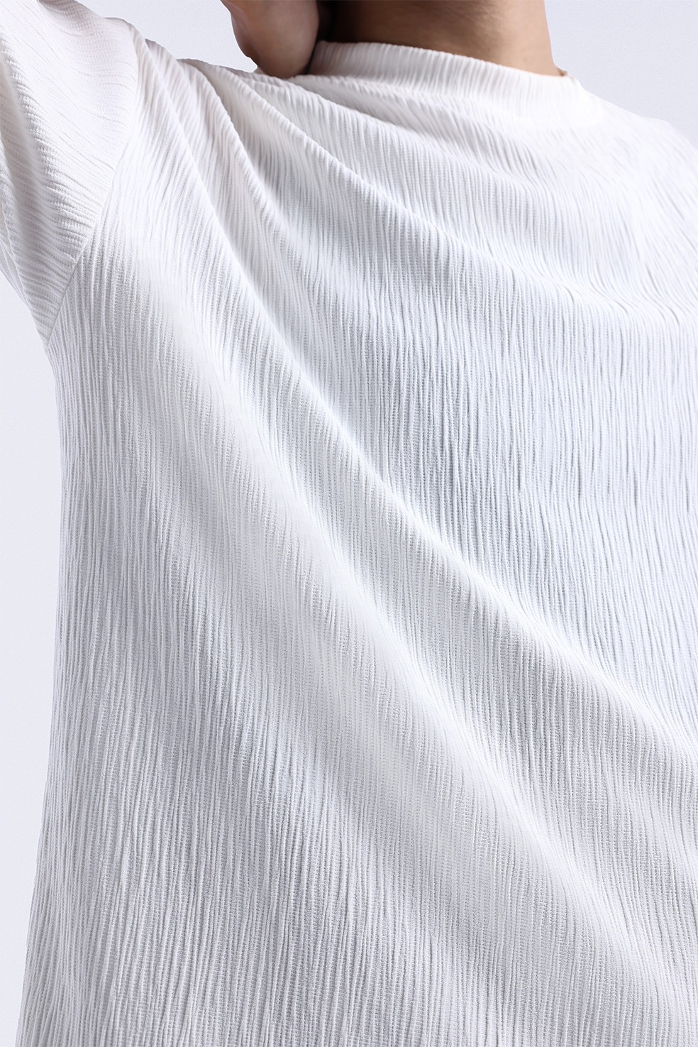 Coze Textured Tee Off White