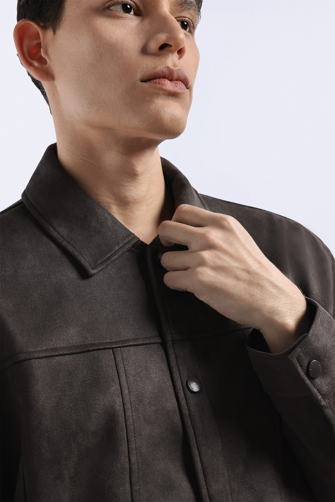 Luxuede Jacket Dark Taupe