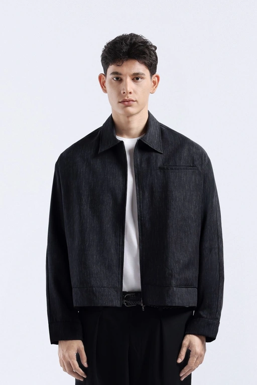 Twynel Jacket Twotone Black