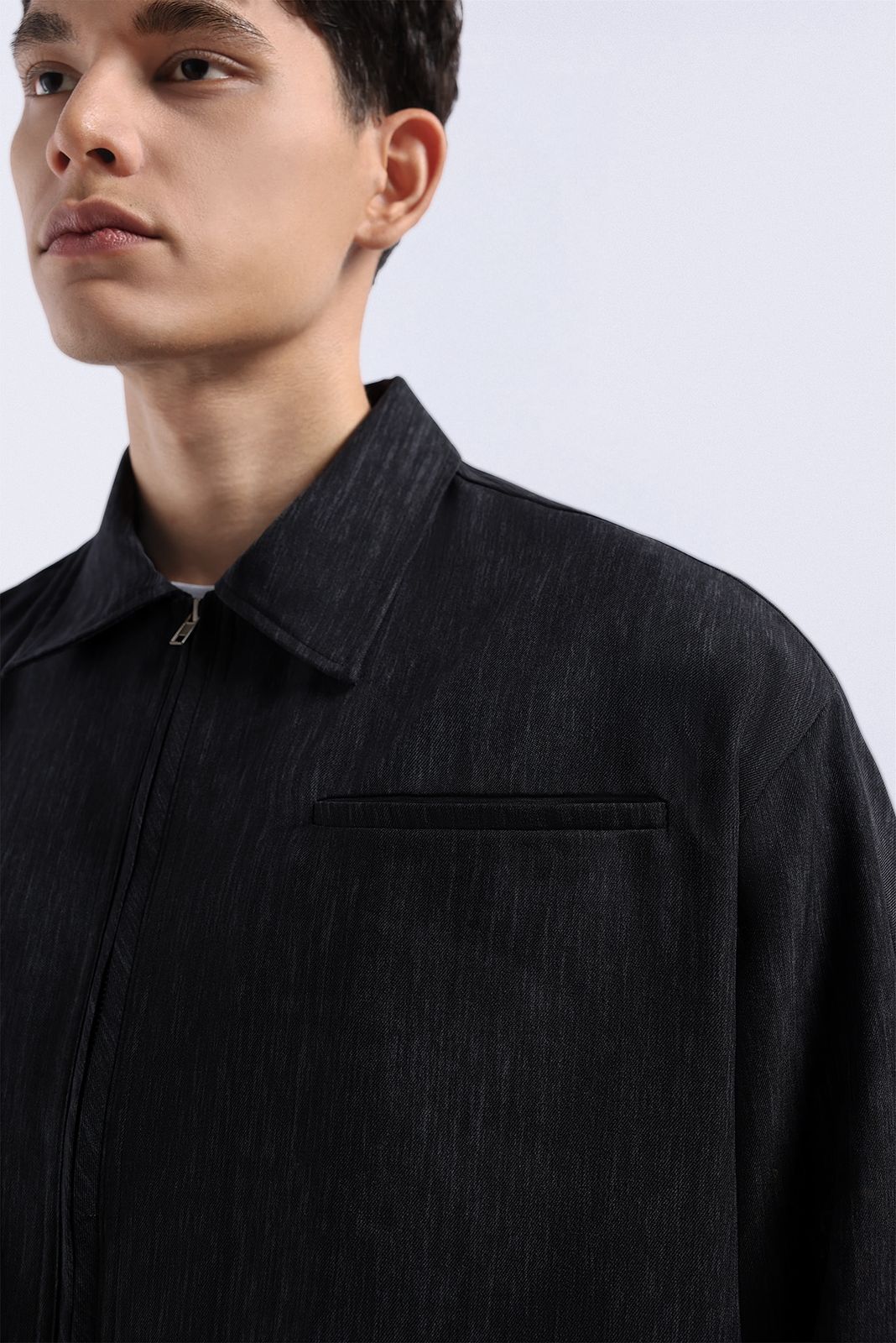 Twynel Jacket Twotone Black