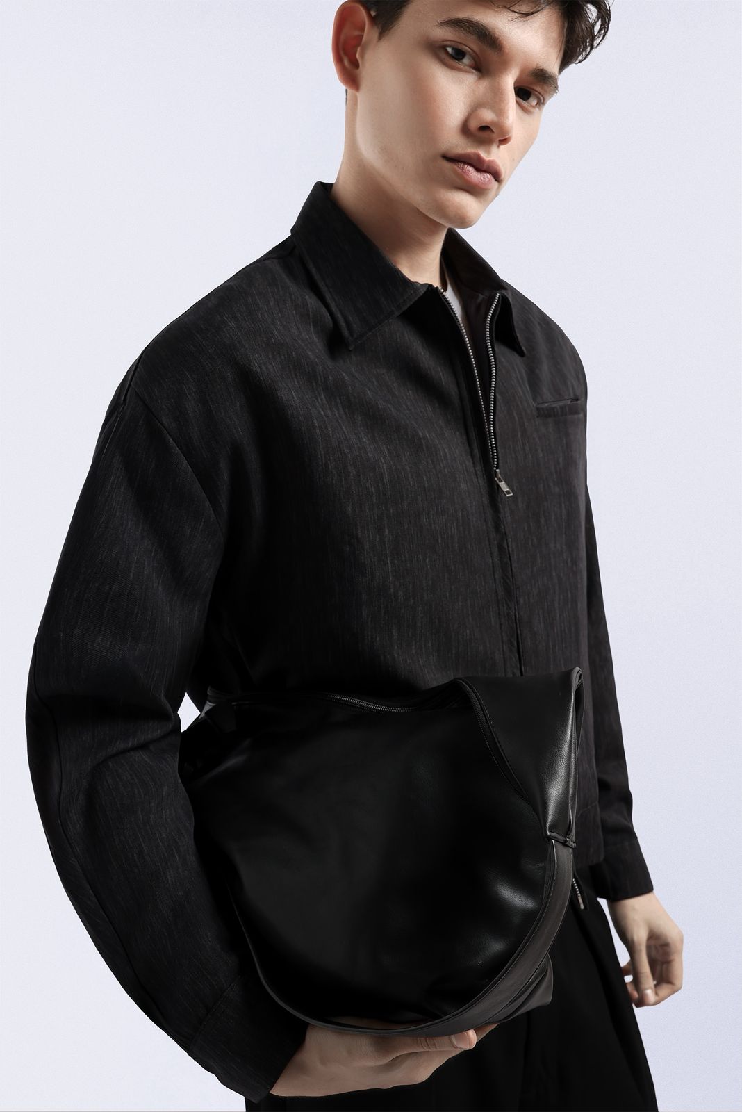 Twynel Jacket Twotone Black