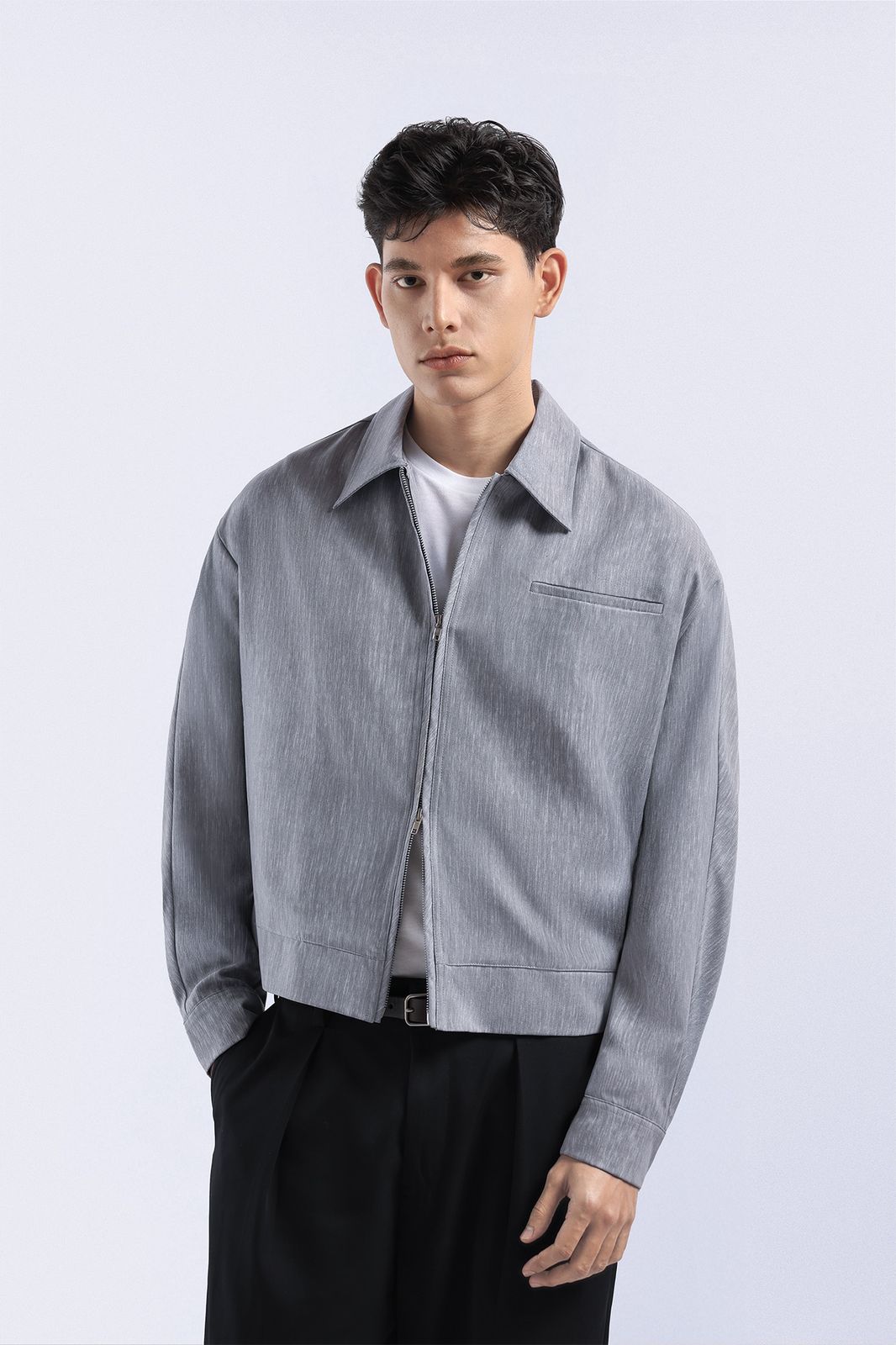 Twynel Jacket Twotone Grey