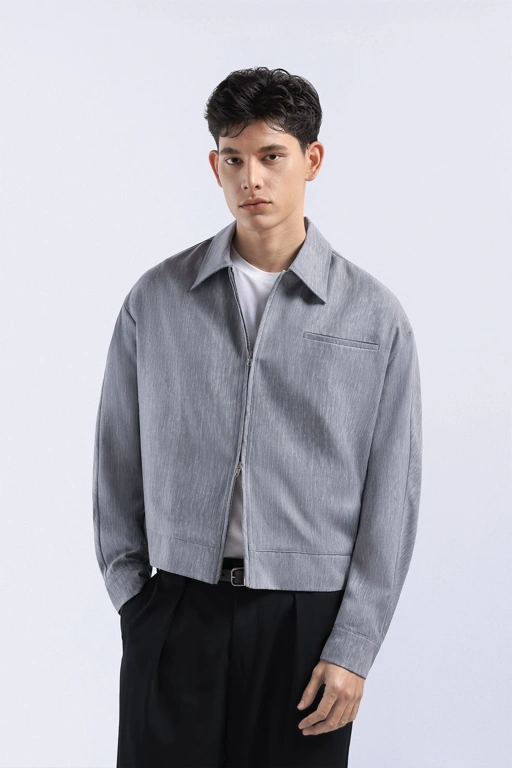 Twynel Jacket Twotone Grey