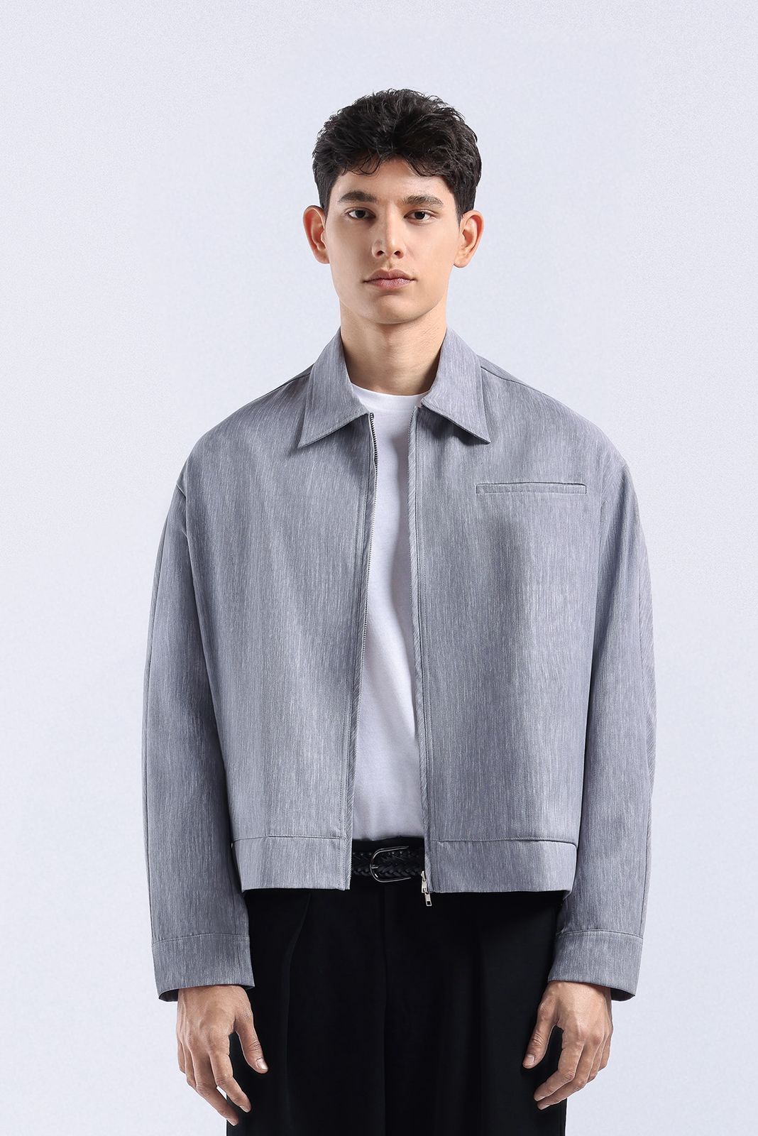 Twynel Jacket Twotone Grey