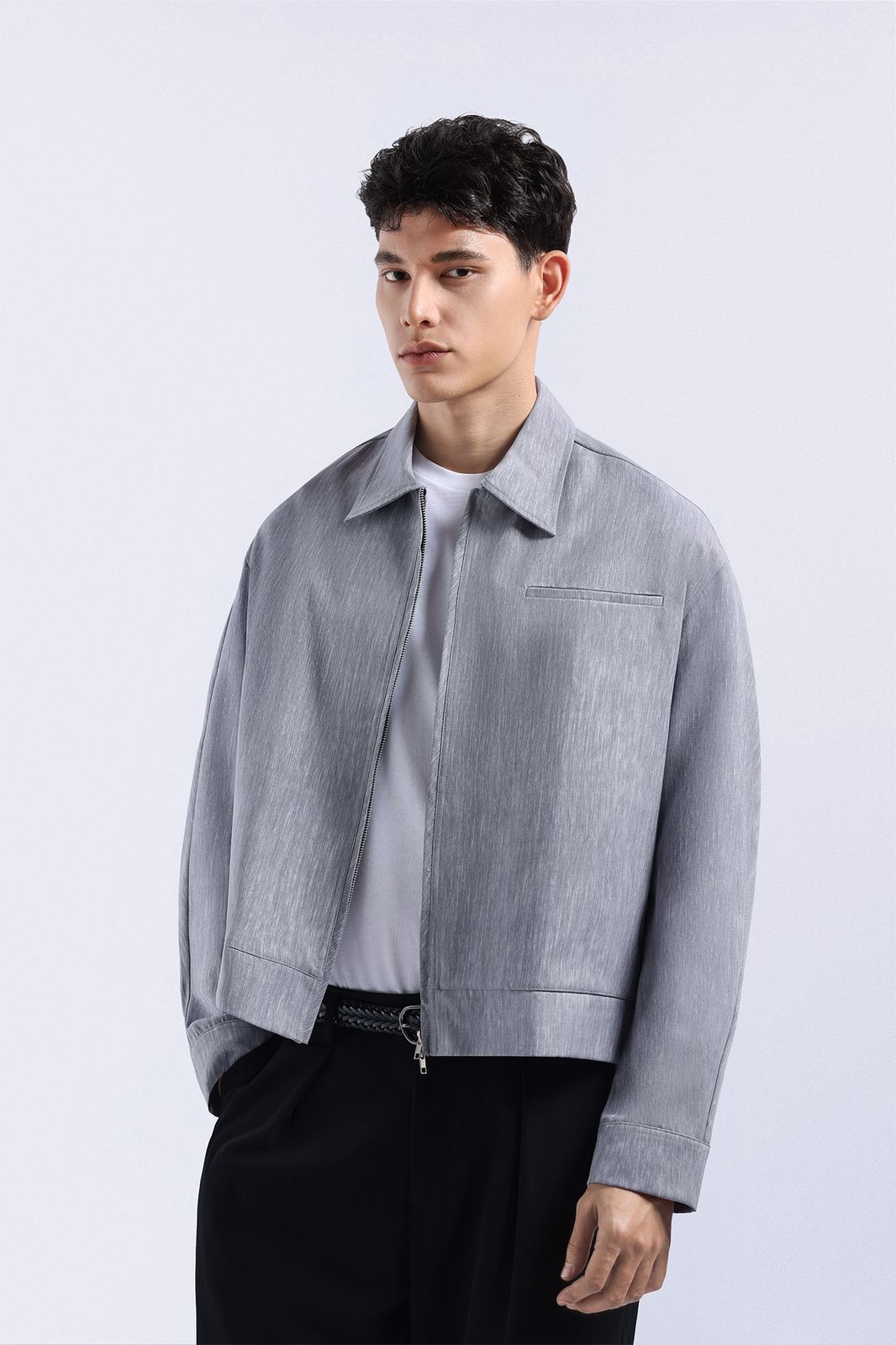 Twynel Jacket Twotone Grey