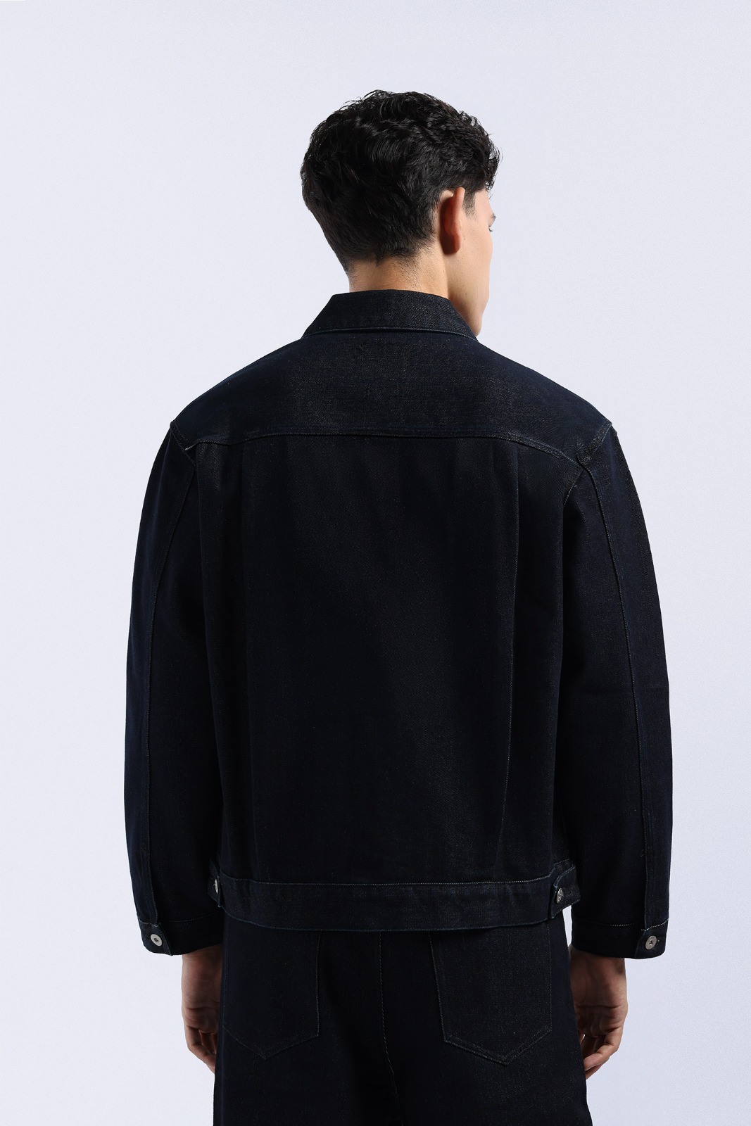 Rugged Denim Regular Jacket Navy