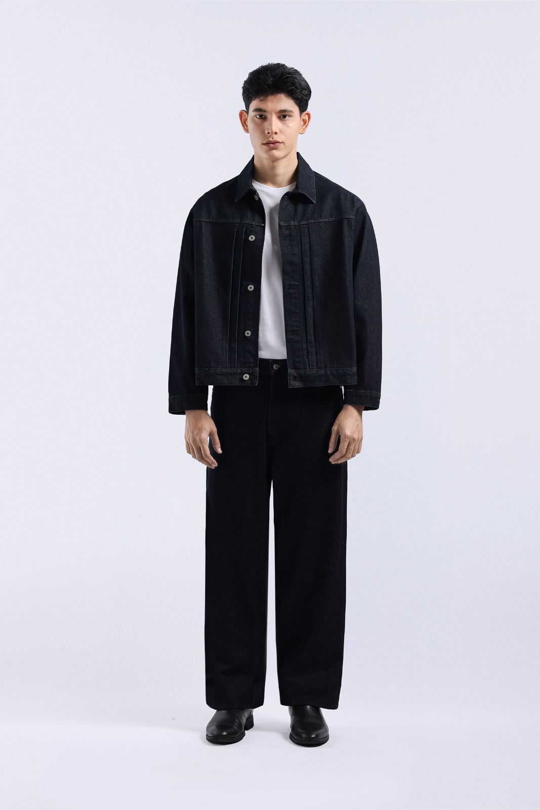 Rugged Denim Regular Jacket Navy