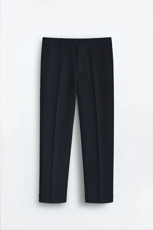 Peazy Pants Regular Fit Ankle Dark Grey