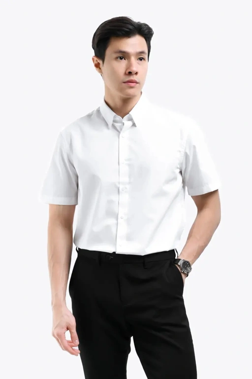 Elgant Short Sleeve Shirt Clean Look