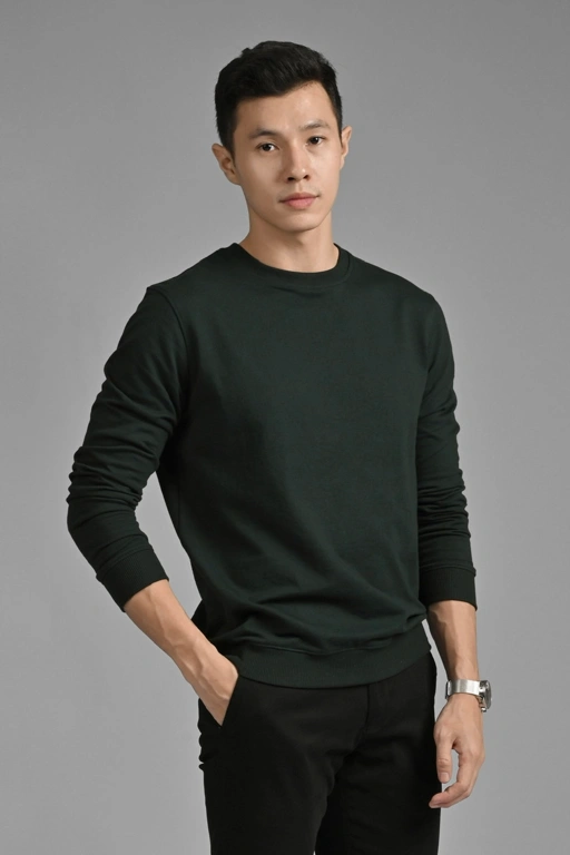 Image of BASIC SWEATER SYCAMORE