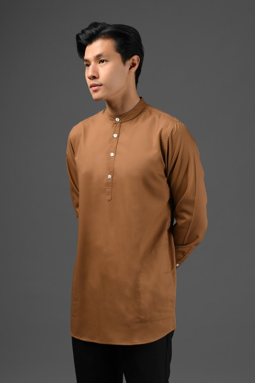 RUMEE KURTA SHIRT BROWN