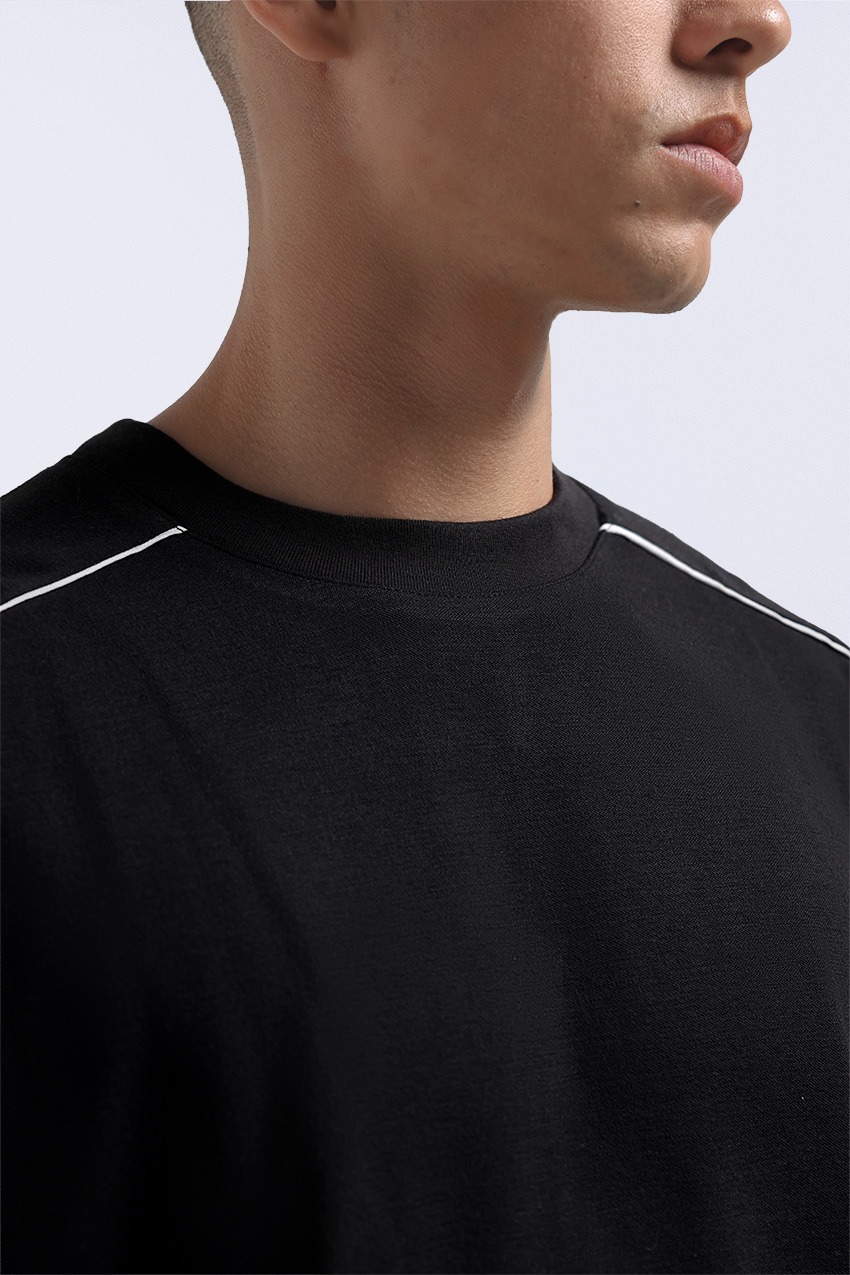 Lainer Oversized Tee Black