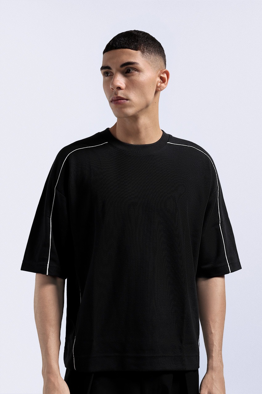 Lainer Oversized Tee Black