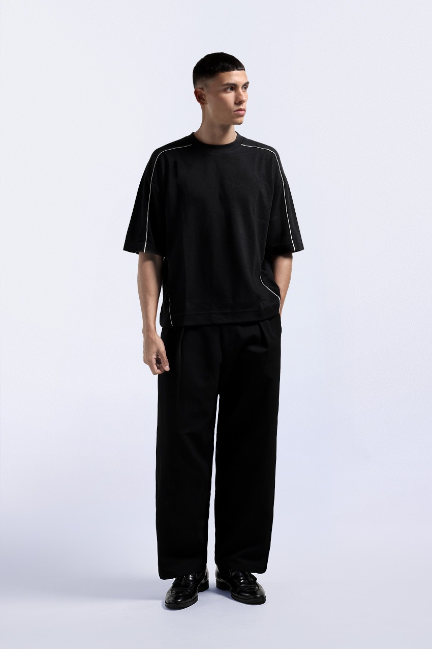 Lainer Oversized Tee Black