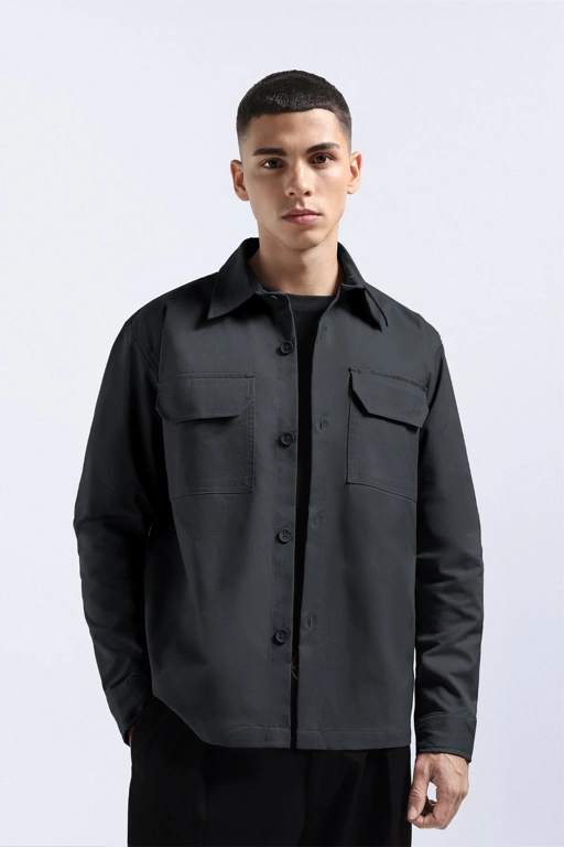 Nu Lanzo Overshirt Dark Grey