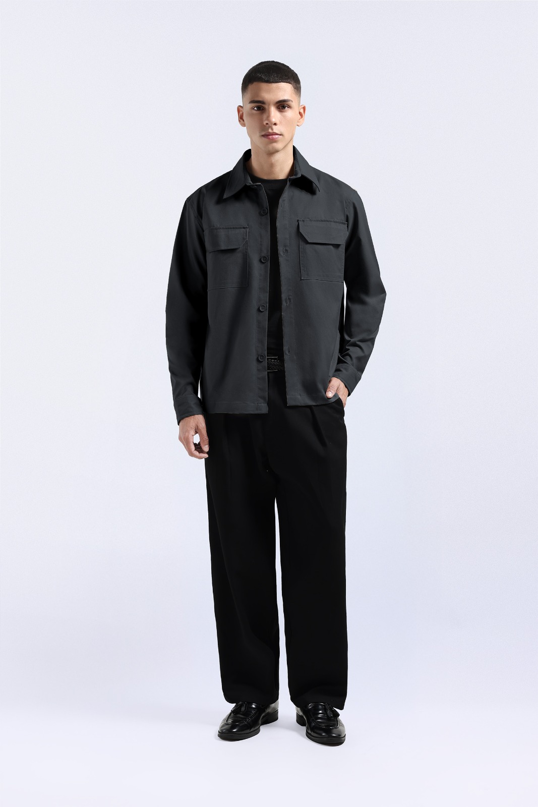 Nu Lanzo Overshirt Dark Grey