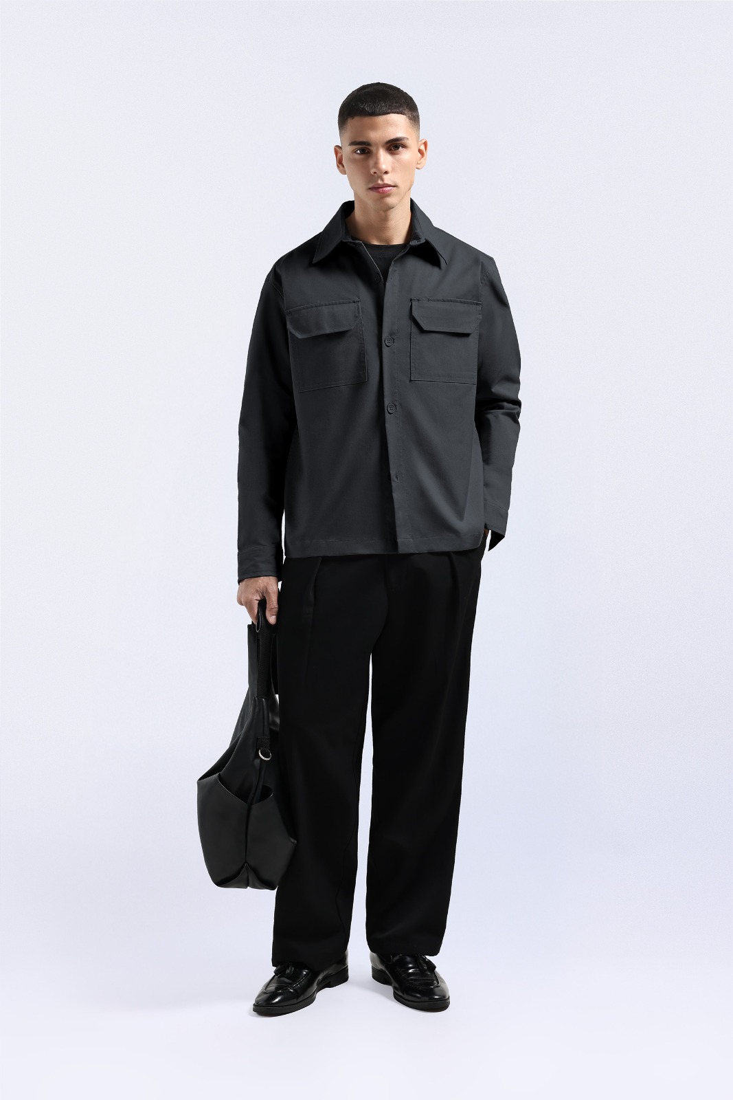 Nu Lanzo Overshirt Dark Grey