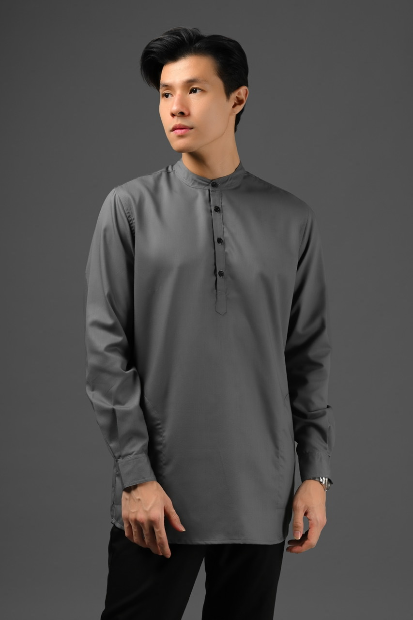 RUMEE KURTA SHIRT DARK GREY