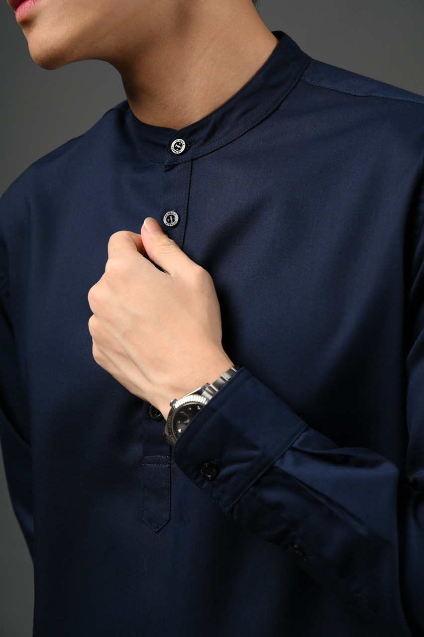 RUMEE KURTA SHIRT NAVY