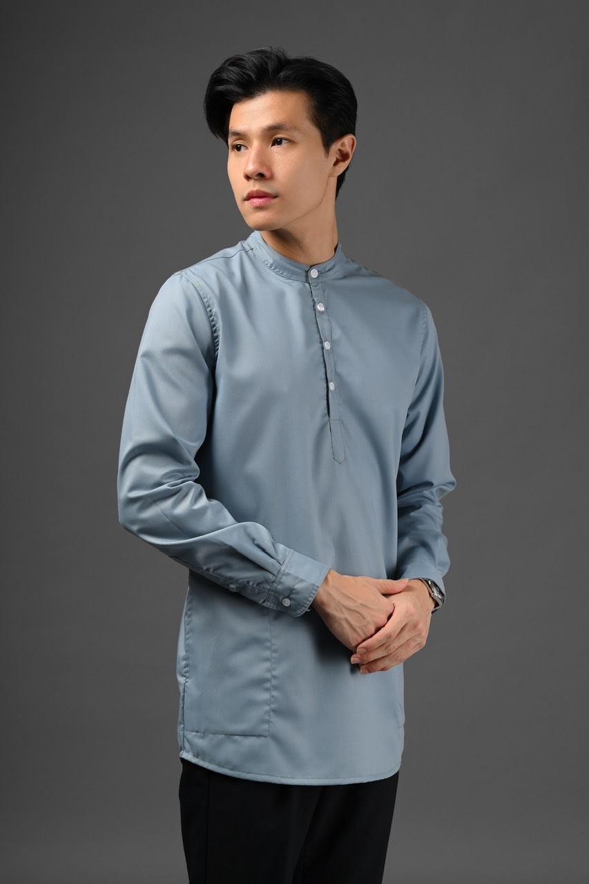 RUMEE KURTA SHIRT FADED BLUE