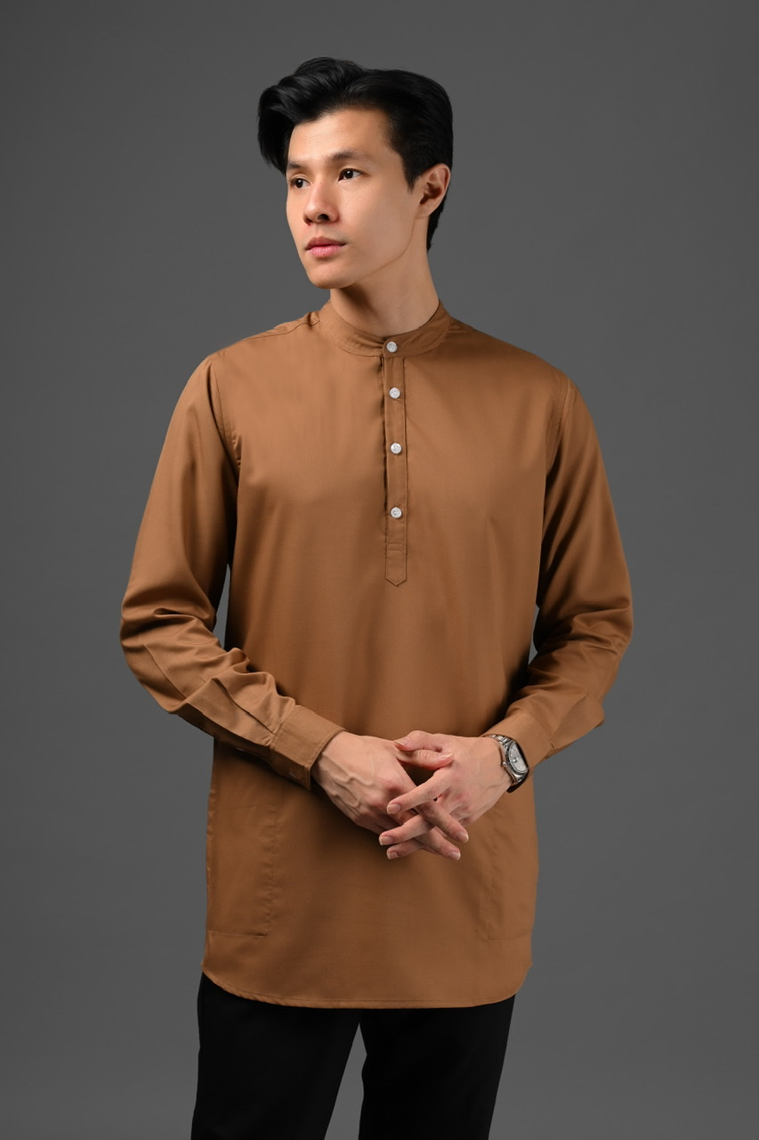 RUMEE KURTA SHIRT BROWN