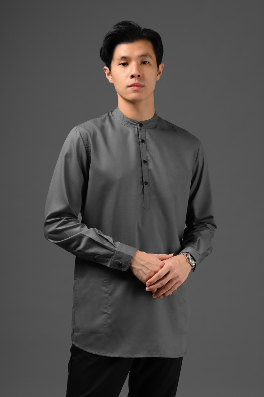 RUMEE KURTA SHIRT DARK GREY