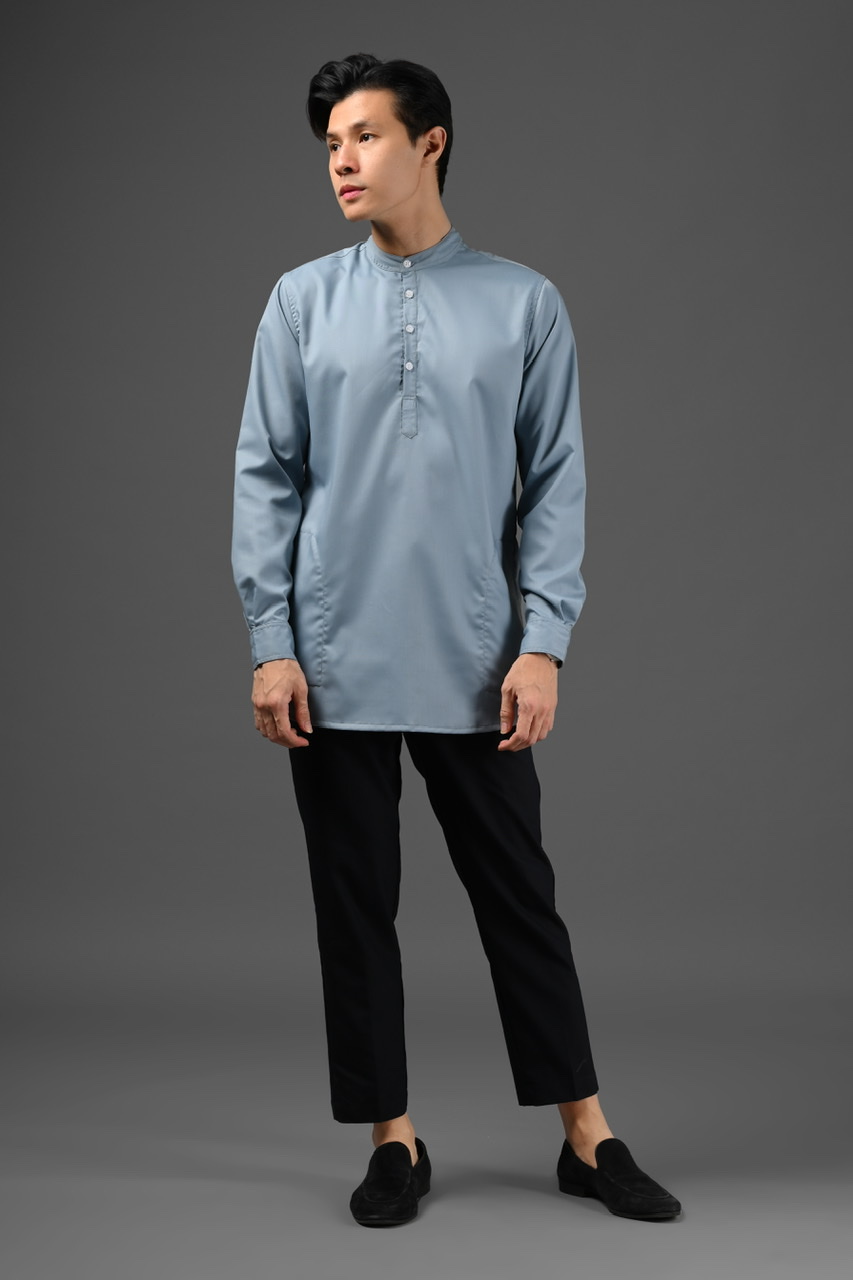 RUMEE KURTA SHIRT FADED BLUE