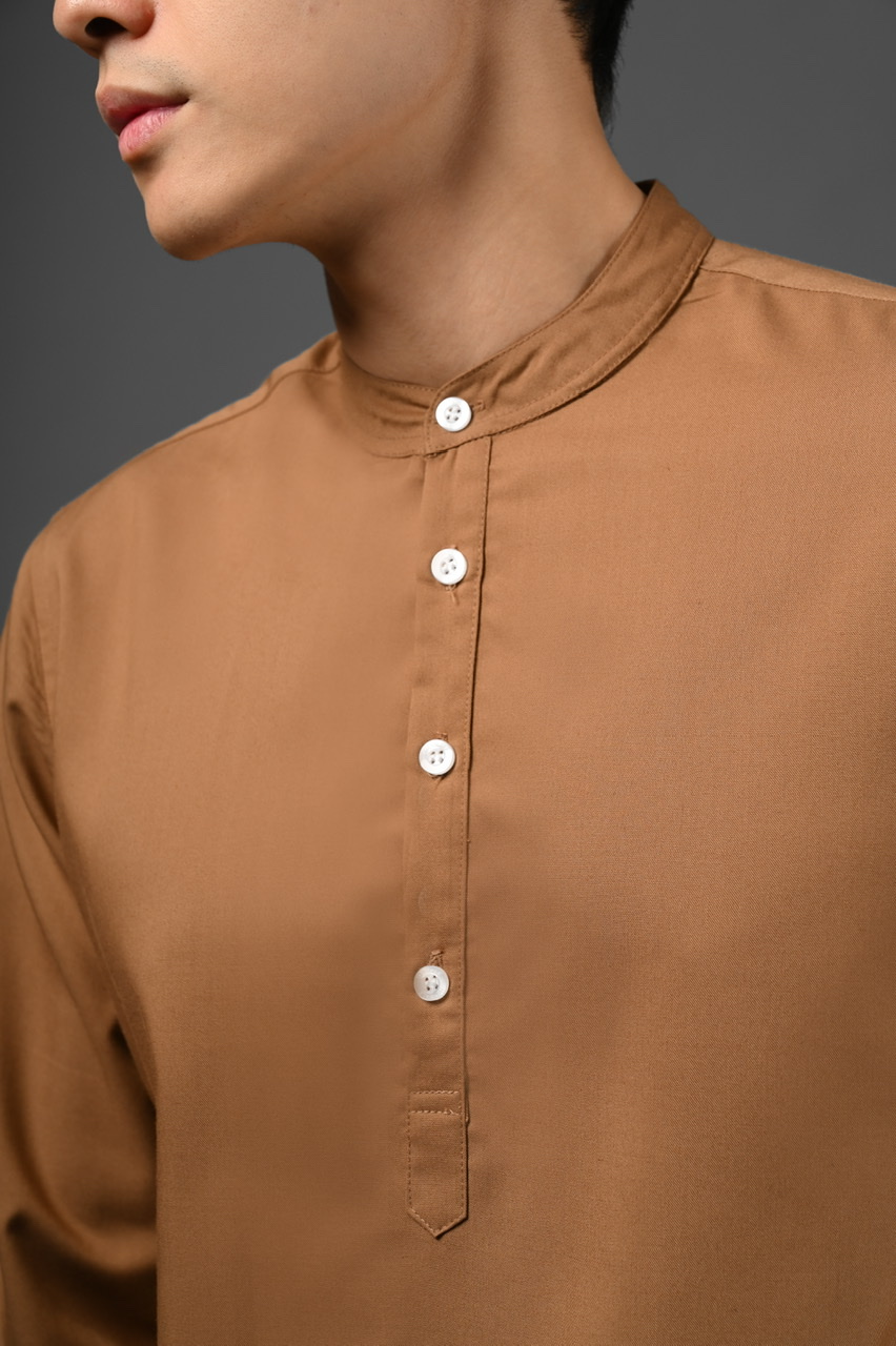 RUMEE KURTA SHIRT BROWN