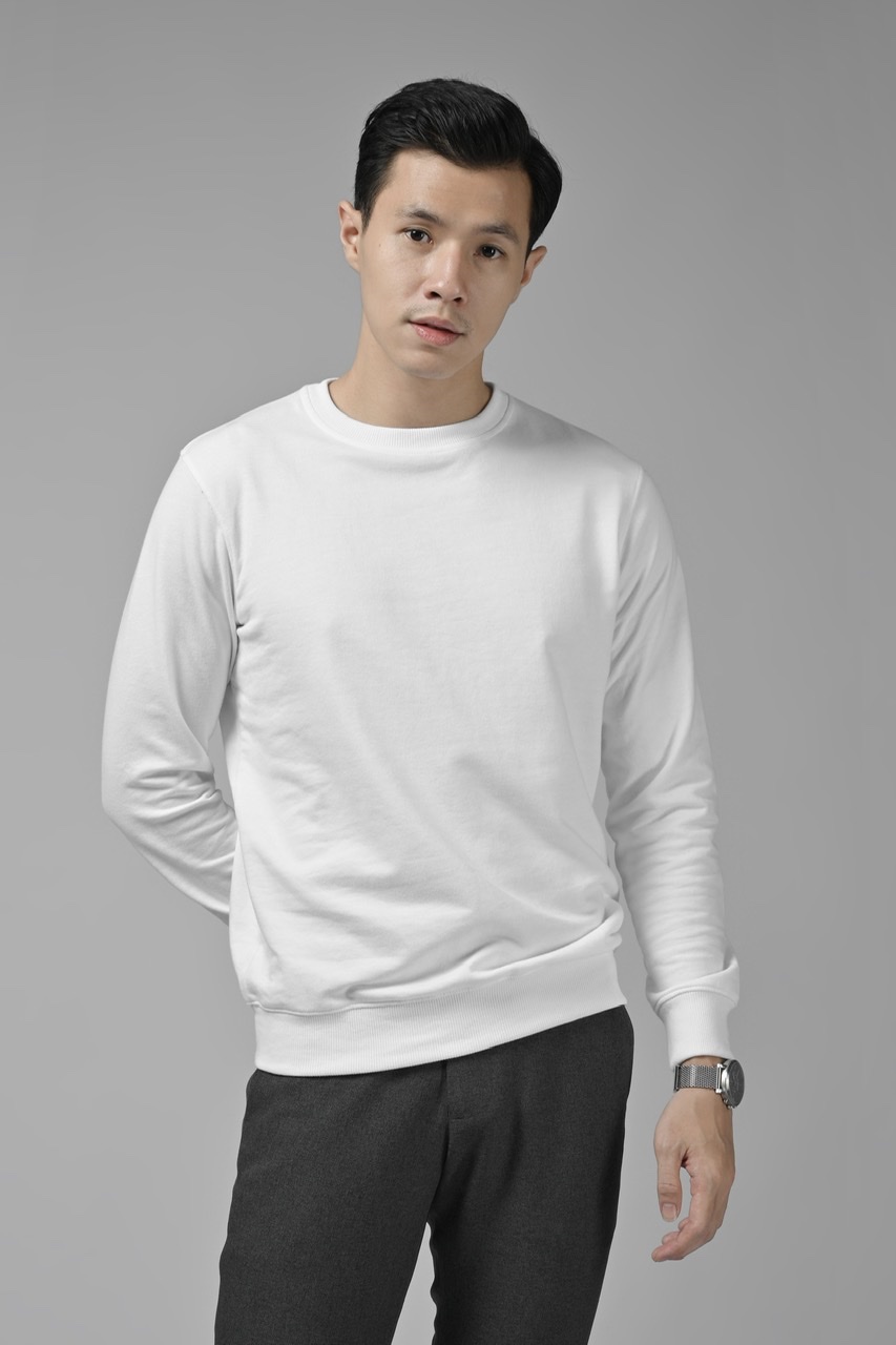 BASIC SWEATER WHITE