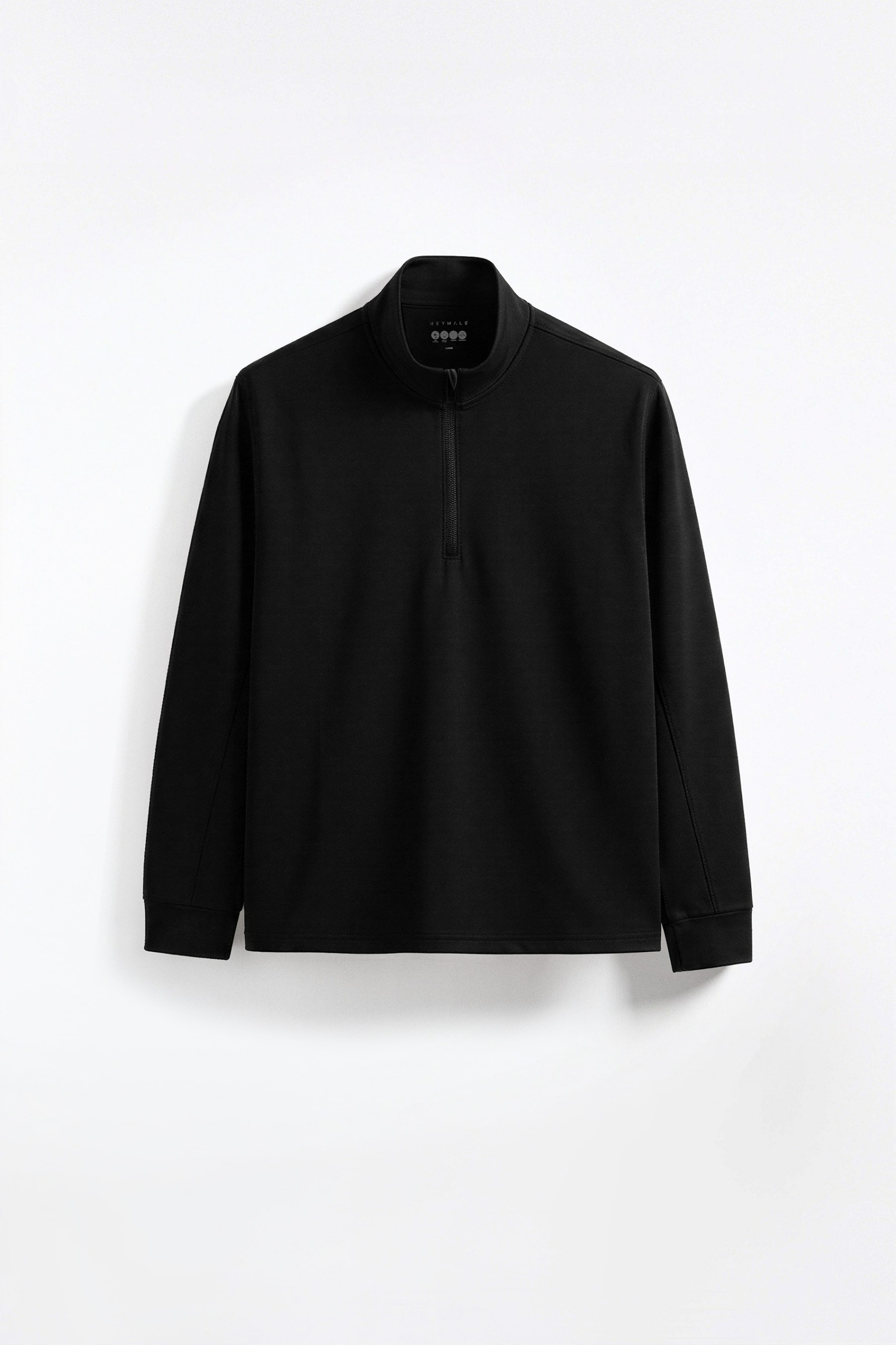Activemor Halfzip Tee Black