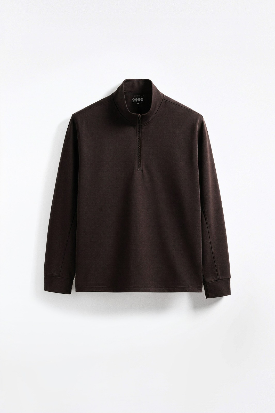 Activemor Halfzip Tee Dark Brown