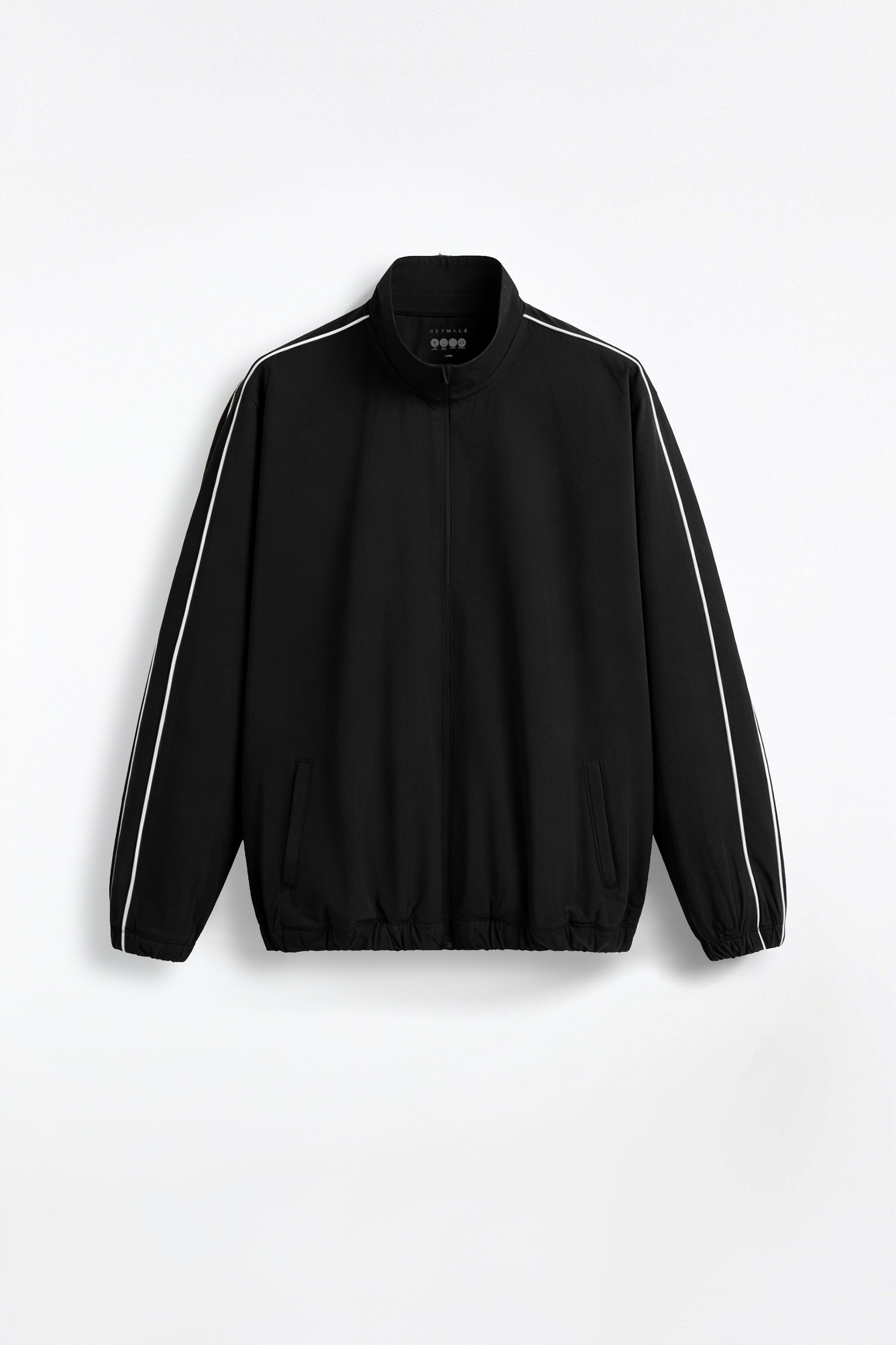 Activemor Stripe Jacket Black-White
