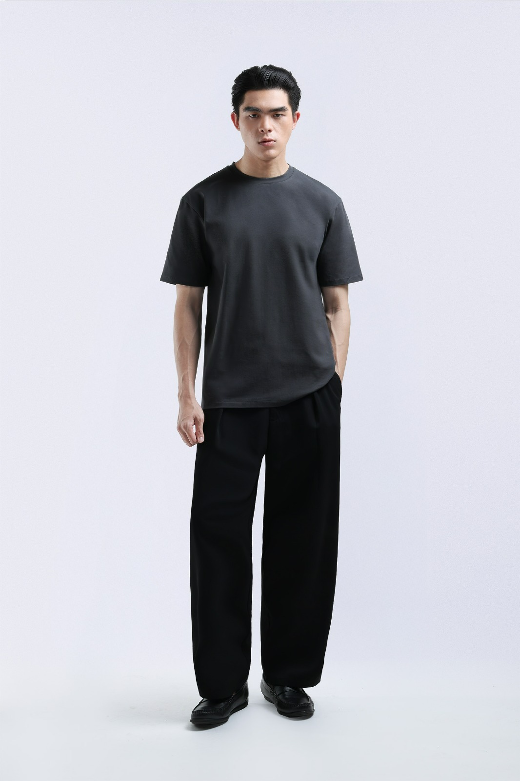 Basic Cooltys Slim Fit Dark Grey