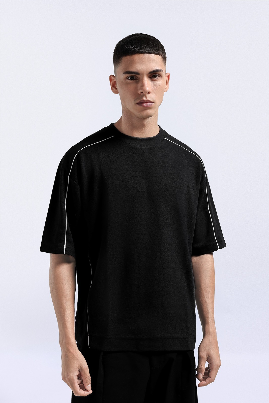 Lainer Oversized Tee Black