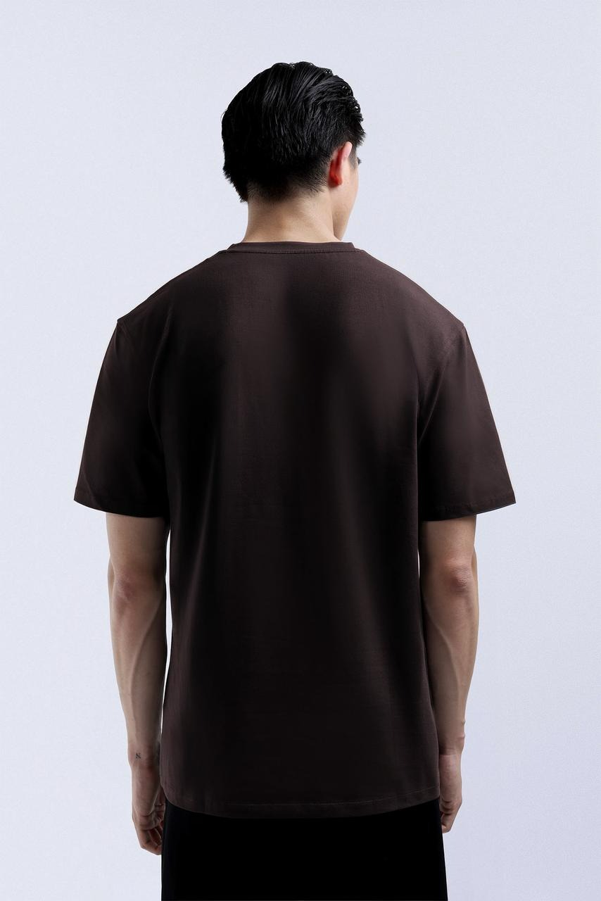 Cooltys Reguler Tees Short Sleeve Dark Brown