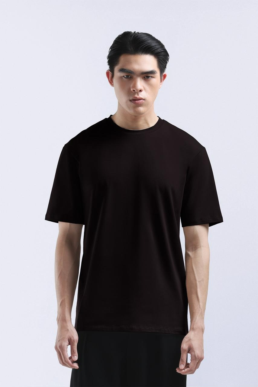 Cooltys Reguler Tees Short Sleeve Dark Brown