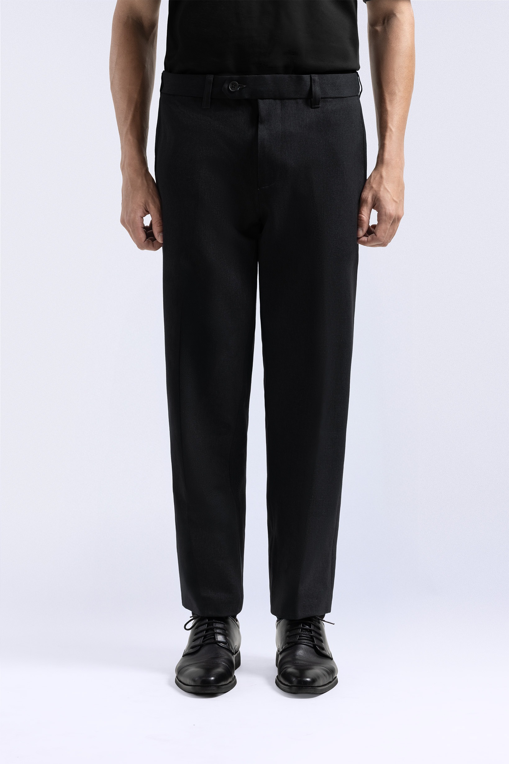 Peazy Pants Regular Fit Ankle Dark Grey