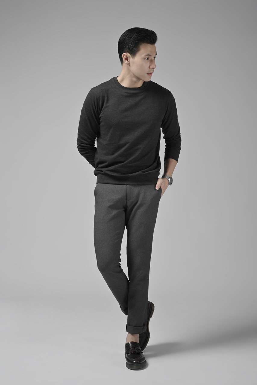 BASIC SWEATER CHARCOAL