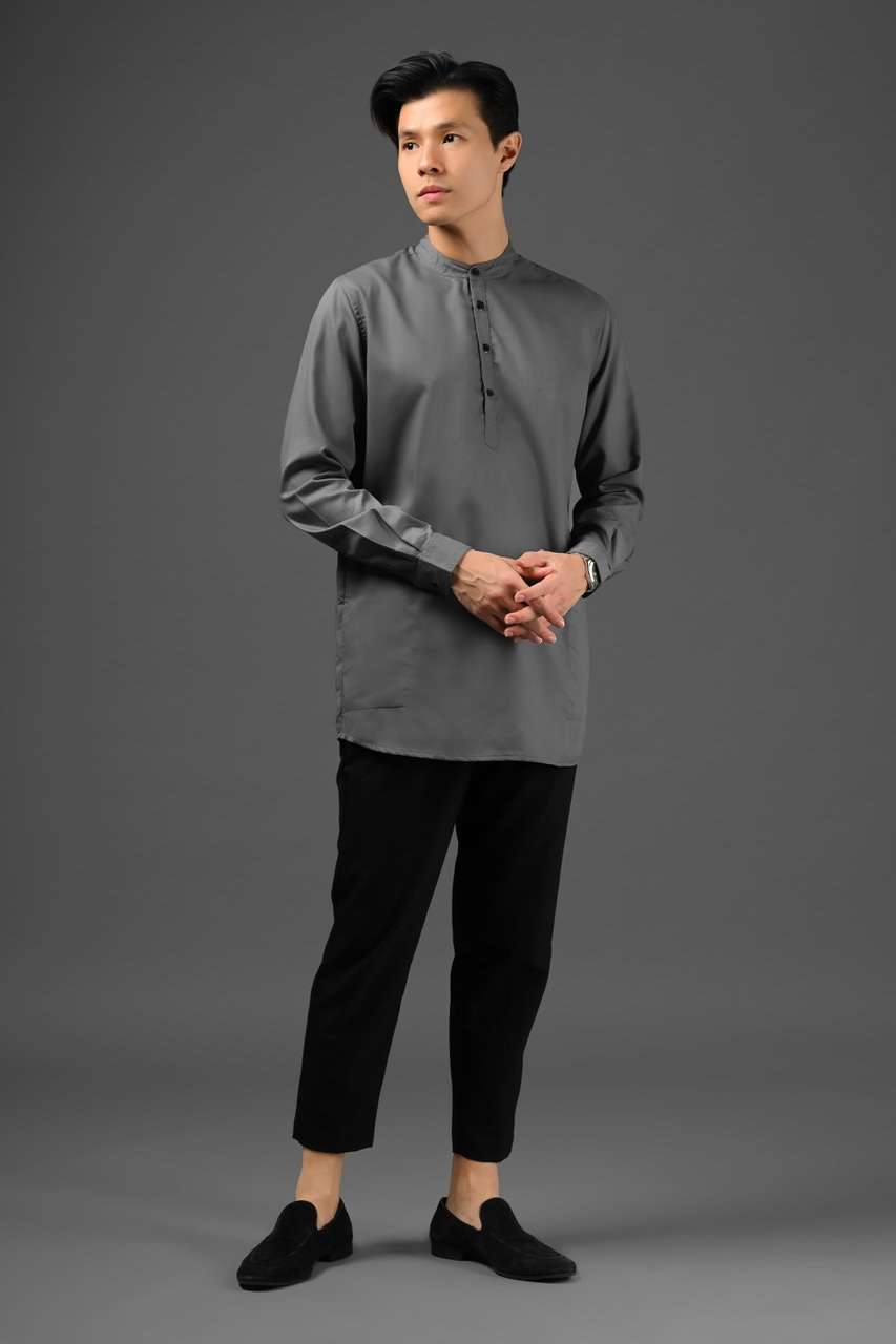 RUMEE KURTA SHIRT DARK GREY