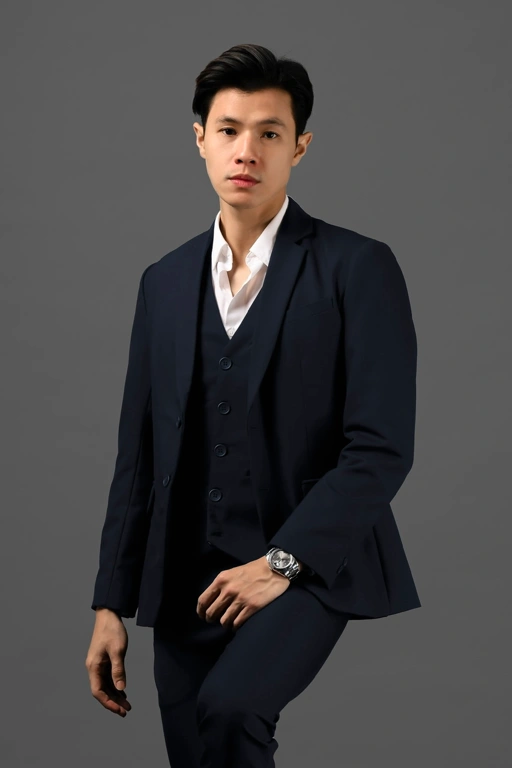 Image of Exde Blazer Dark Blue