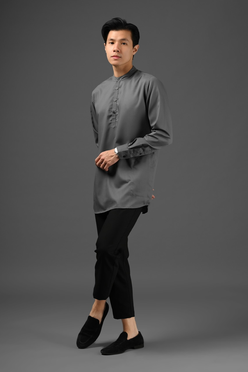 RUMEE KURTA SHIRT DARK GREY