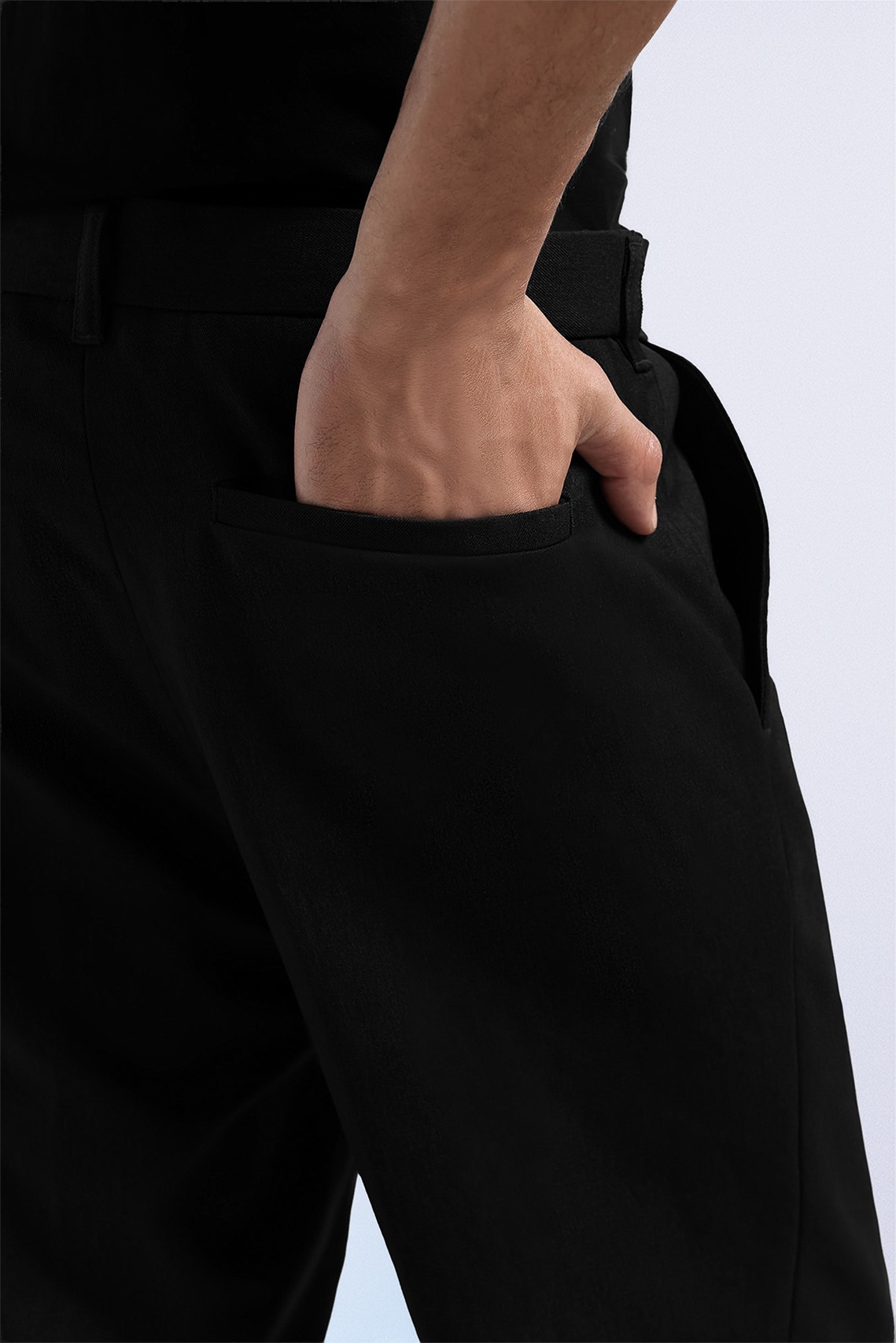 Peazy Pants Regular Fit Ankle Dark Grey