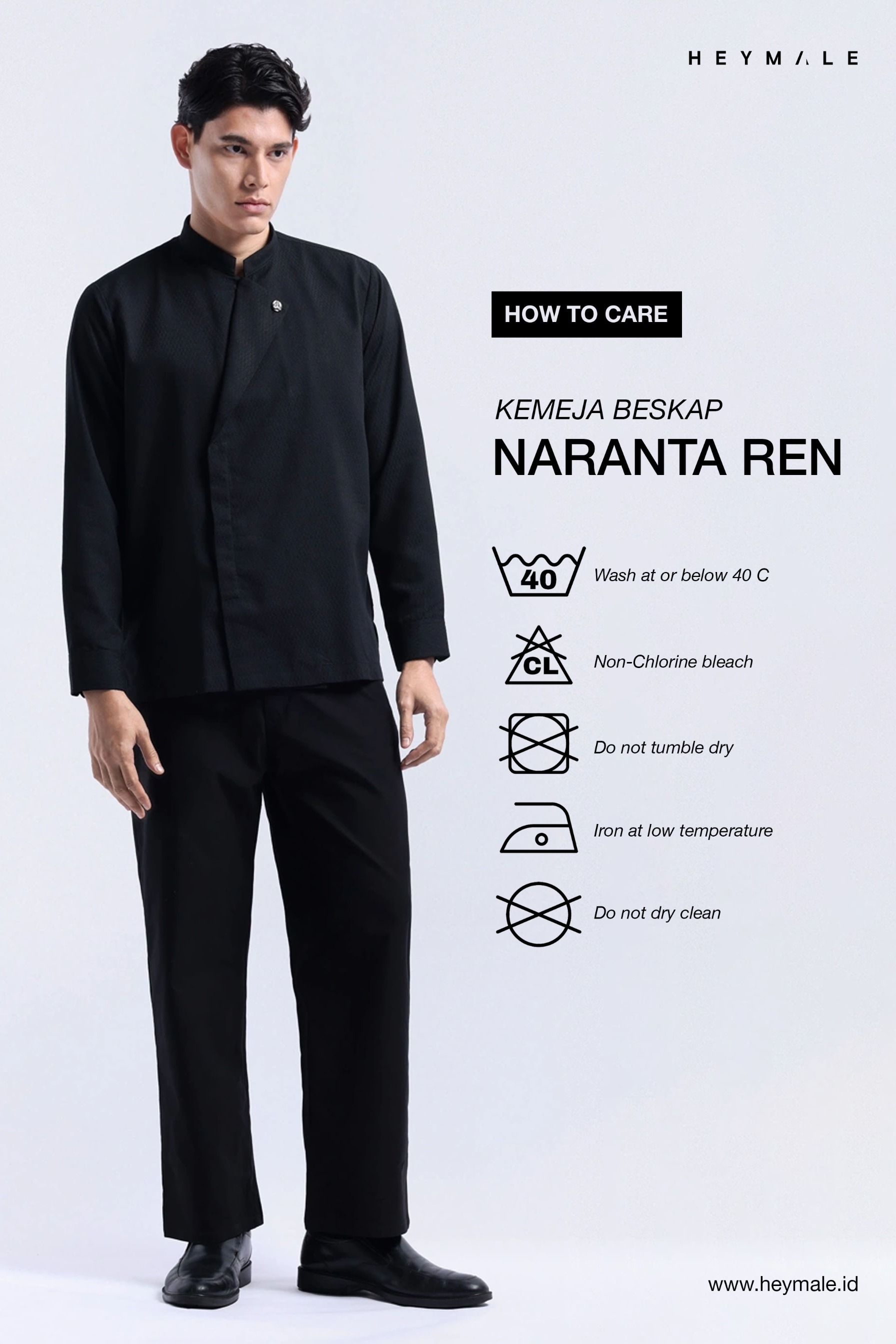 Kemeja Beskap Naranta REN Ivory