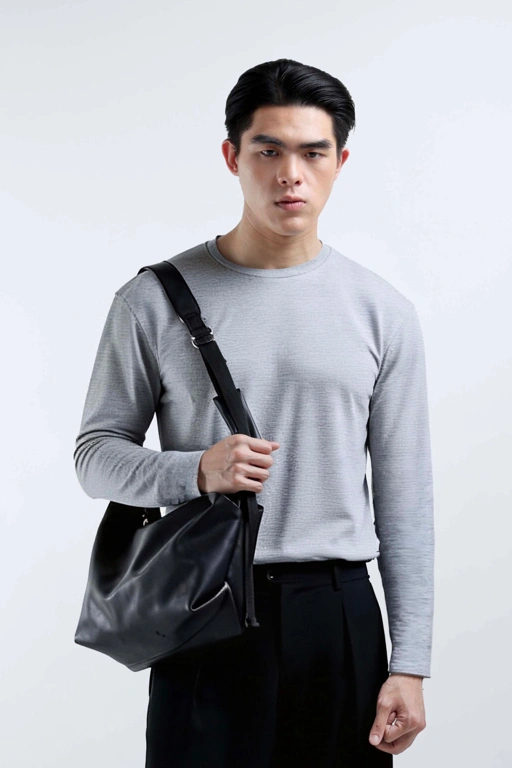 Image of Cooltys Reguler Tees Long Sleeve Light Grey