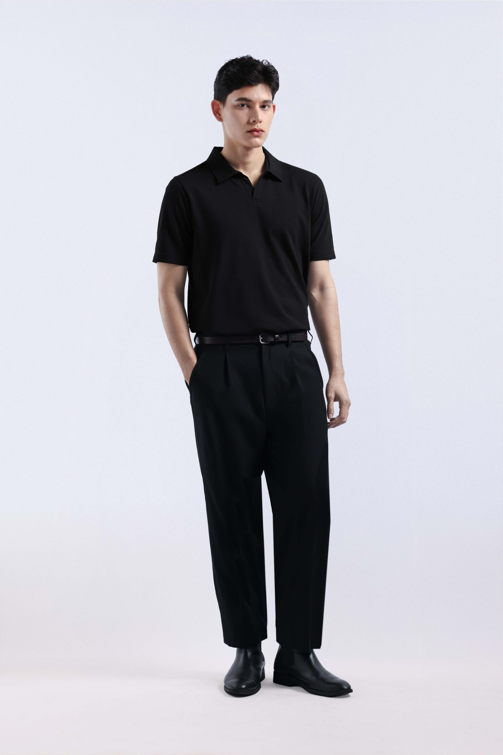 Raven Polo Shirt Black