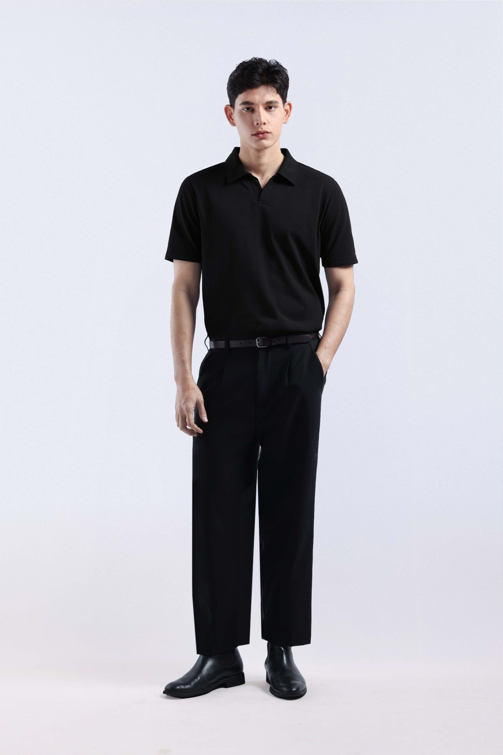 Raven Polo Shirt Black